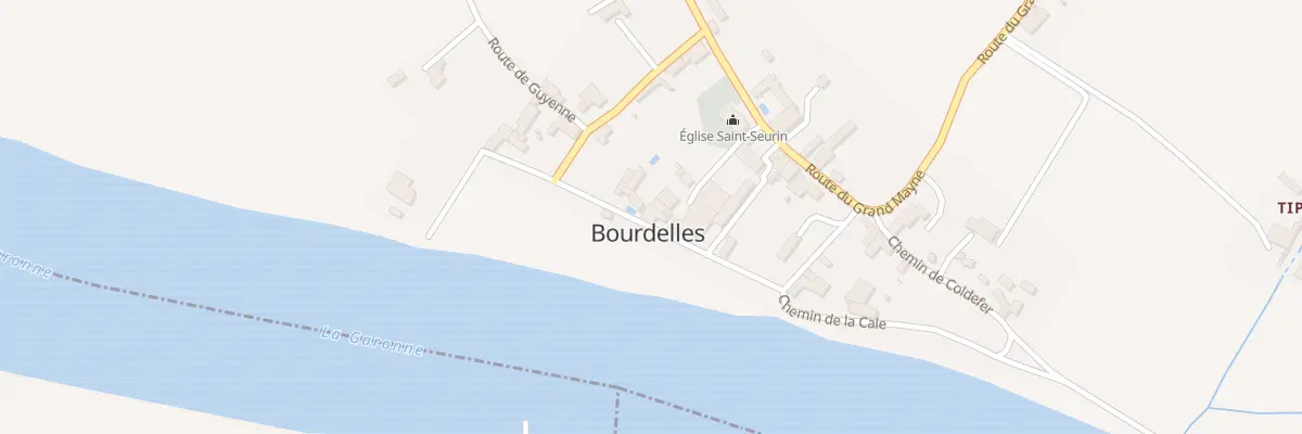 Plan du 13 Le Bourg à Bourdelles