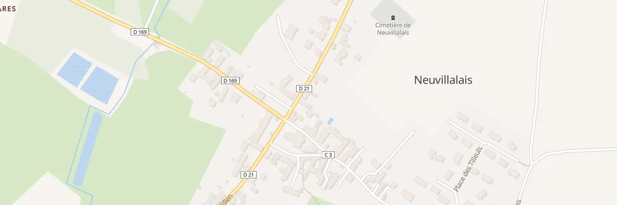 Plan du 34 Rue du Meridien à Neuvillalais