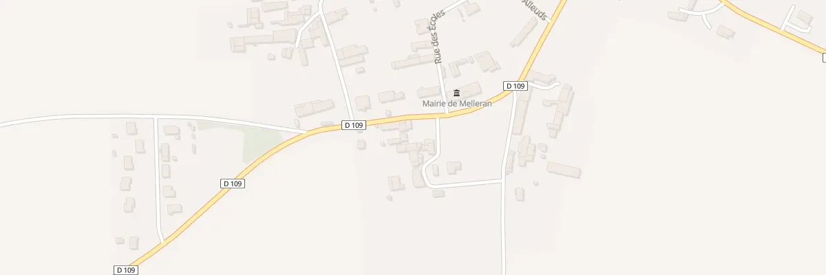 Plan du 5136 Rue du Stade à Melleran