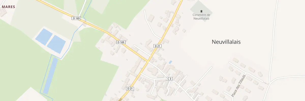 Plan du 39 Rue du Meridien à Neuvillalais