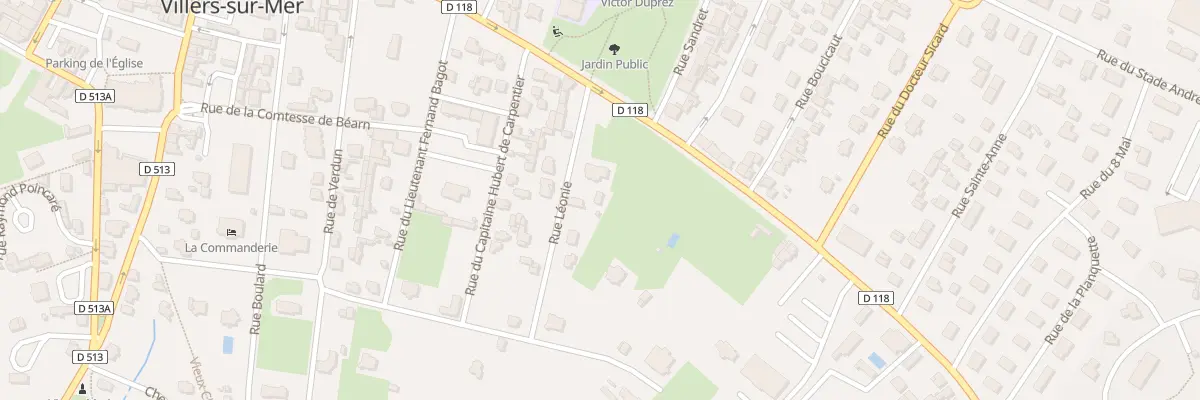 Plan du 7 Rue Leonie à Villers-sur-Mer