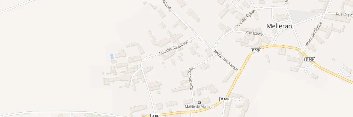 Plan du 5115 Rue des Saulniers à Melleran