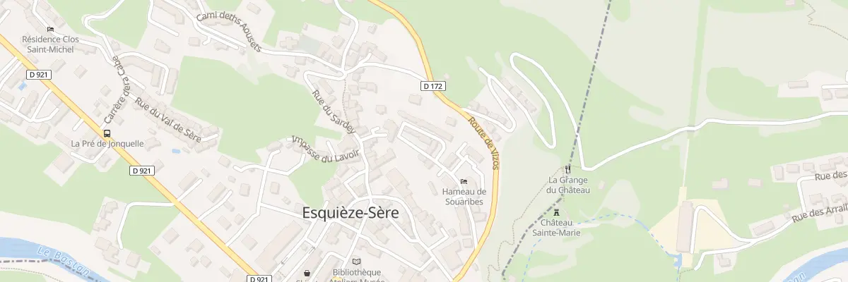 Plan du 13 Rte de Vizos à Esquièze-Sère
