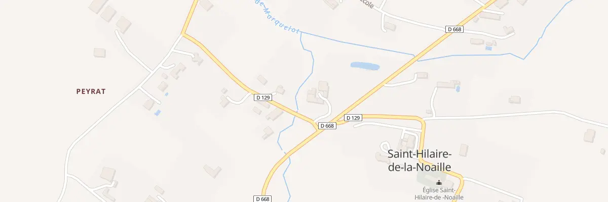 Plan du 45 Rte du Lavoir à Saint-Hilaire-de-la-Noaille