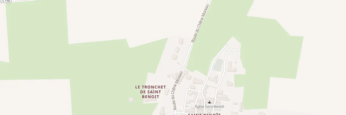 Plan du 7 Rte du Chene Moreau à Chemiré-le-Gaudin