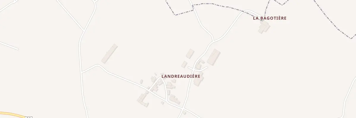Plan du 5825 Landreaudiere à Rouillé