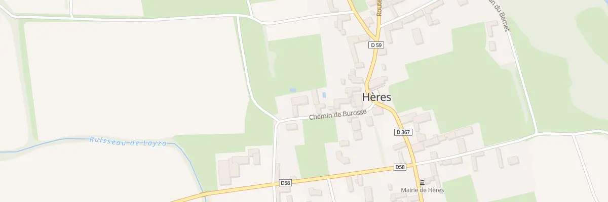 Plan du 6 Che de Burosse à Hères