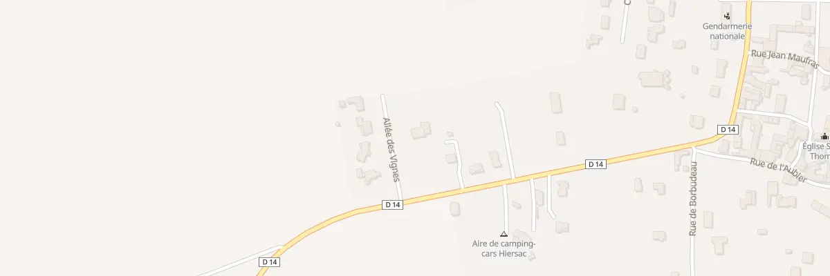 Plan du 32 Rte de Chateauneuf à Hiersac