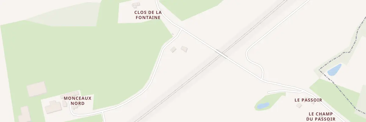 Plan du 5300 Le Grand Rossignol à Souligné-Flacé