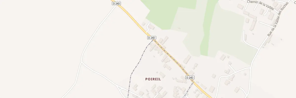 Plan du 28 Rte de la Forêt à Chalandray