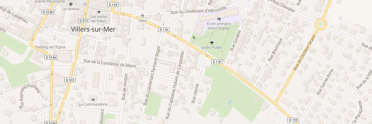 Plan du 3 Rue Cap Hubert de Carpentier à Villers-sur-Mer