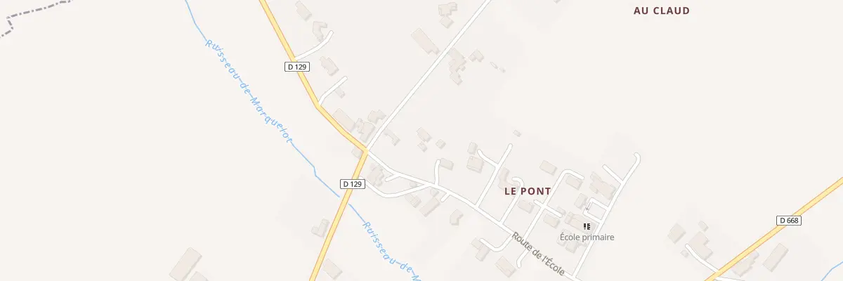 Plan du 18 Le Pont à Saint-Hilaire-de-la-Noaille