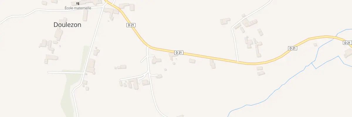Plan du 61 A la Virolette à Doulezon