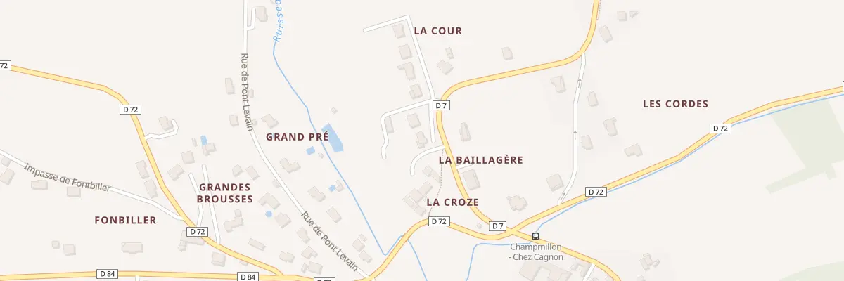 Plan du 5175 La Cour à Champmillon