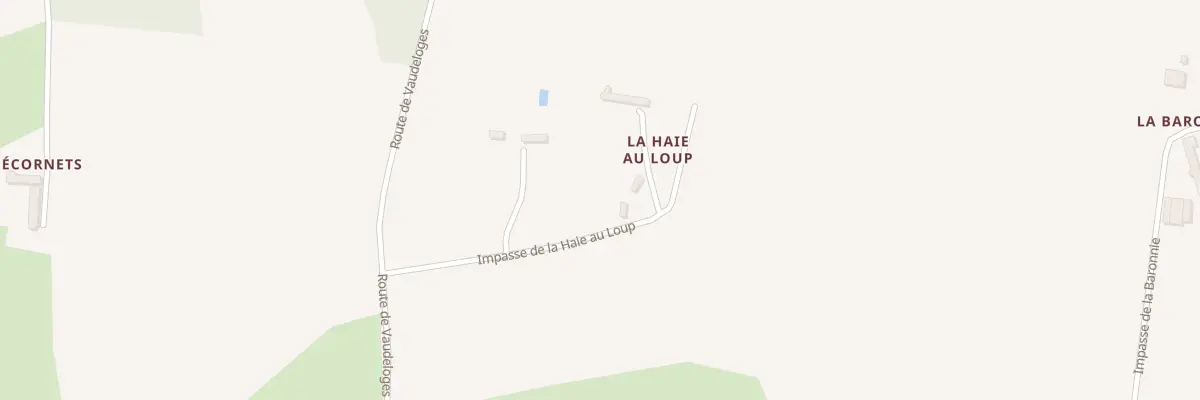 Plan du 5043 La Haie au Loup à Norrey-en-Auge