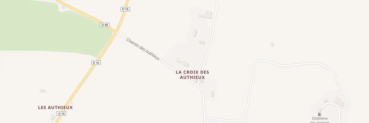 Plan du 5042 Les Authieux à Victot-en-Auge