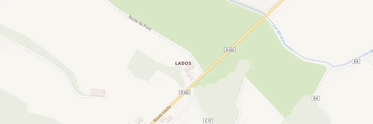 Plan du 5025 A Lados à Sainte-Christie-d’Armagnac