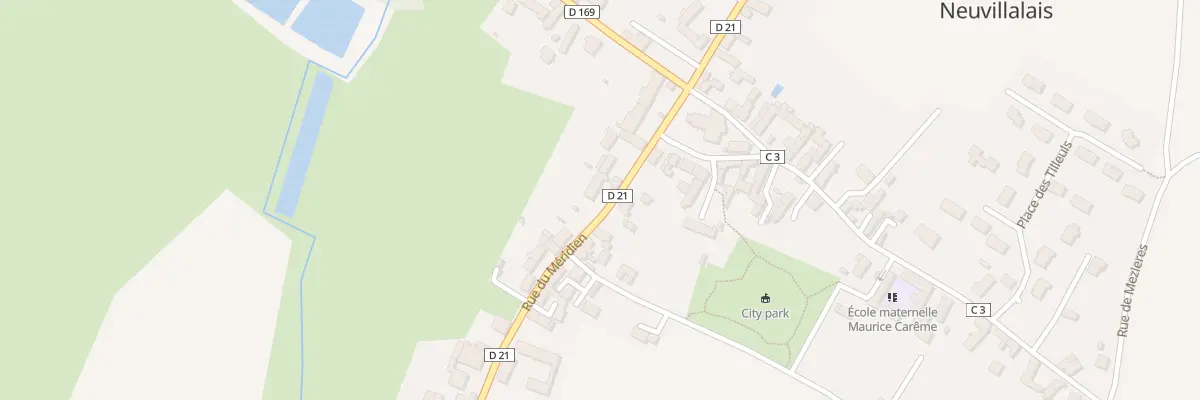 Plan du 27 Rue du Meridien à Neuvillalais