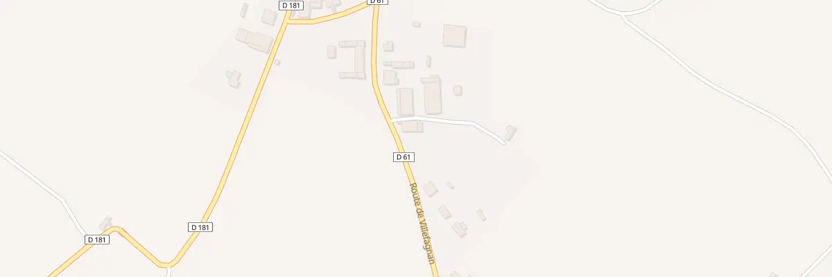 Plan du 1 Rte de Villefagnan à Paizay-Naudouin-Embourie