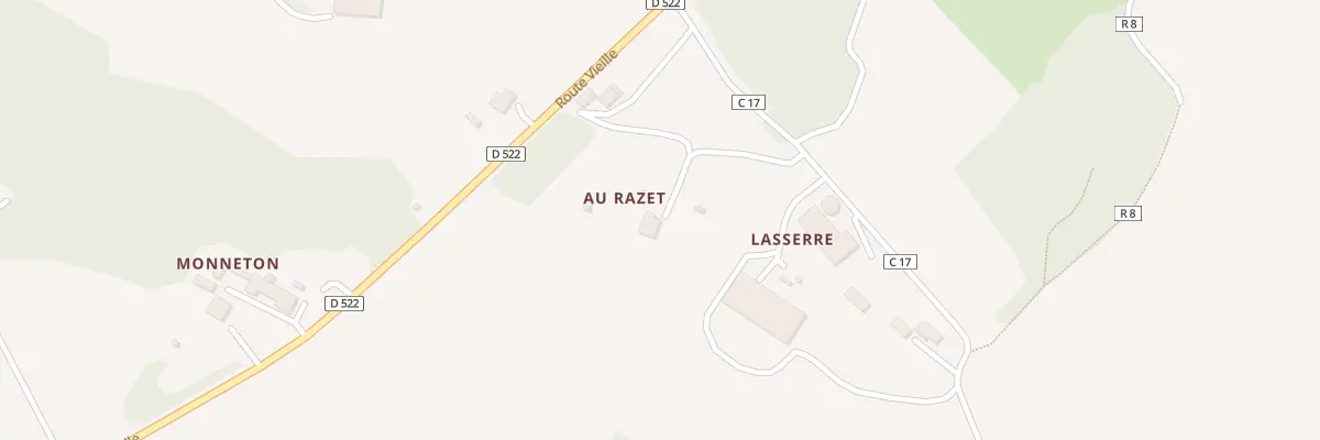 Plan du 5032 Au Razet à Sainte-Christie-d’Armagnac
