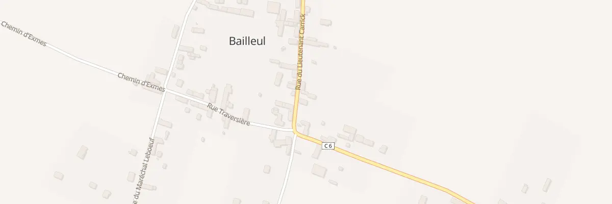 Plan du 42 Rte du Lieutenant Carrick à Bailleul