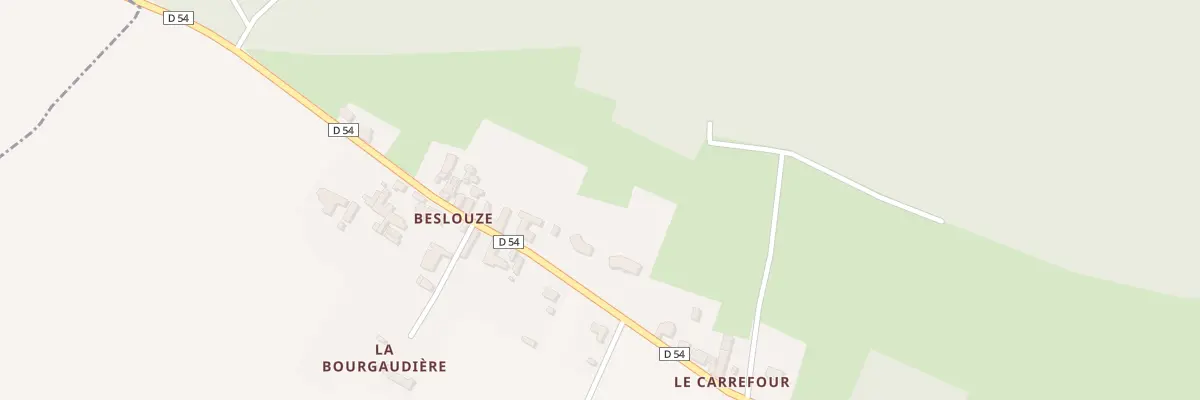 Plan du 5025 Le Carrefour à Ligron