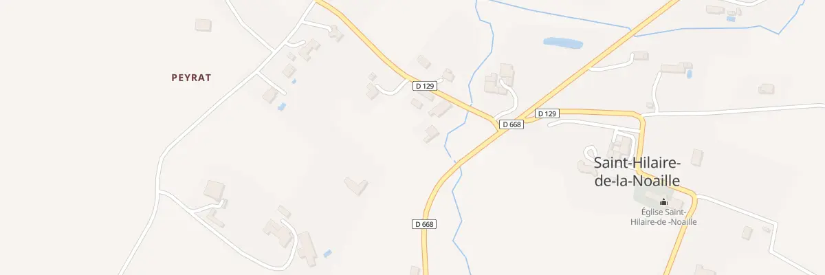 Plan du 14 L’Auvergne à Saint-Hilaire-de-la-Noaille