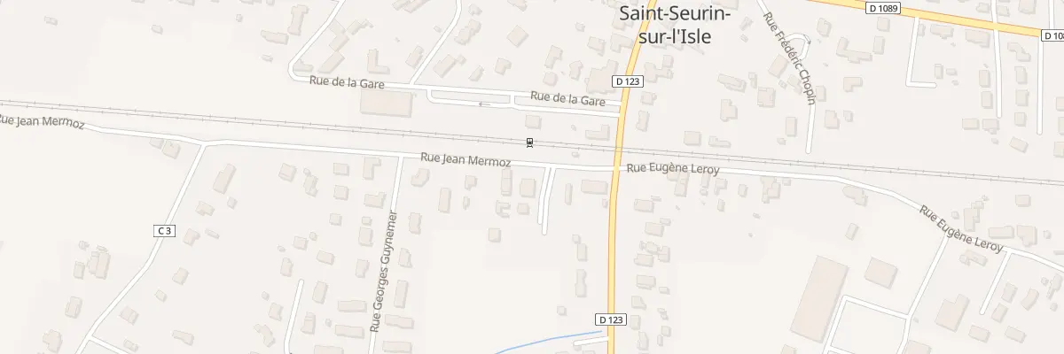 Plan du 1B Rue Jean Mermoz à Saint-Seurin-sur-l’Isle