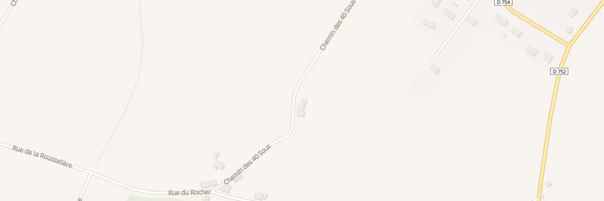 Plan du 5 Che des 40 Sous à Boischampré