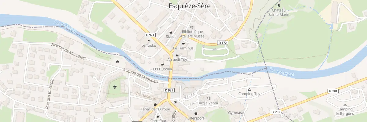 Plan du 2 Cami Deras Moules à Esquièze-Sère
