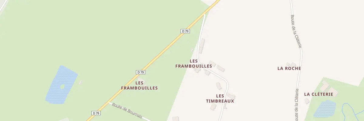 Plan du 138 Rte des Frambouilles à Mouliherne
