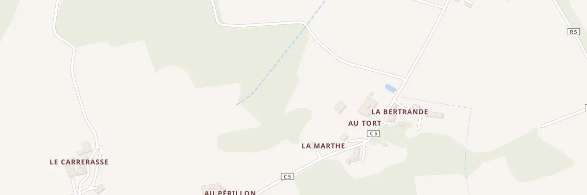 Plan du 5000 Au Perillon à Fustérouau
