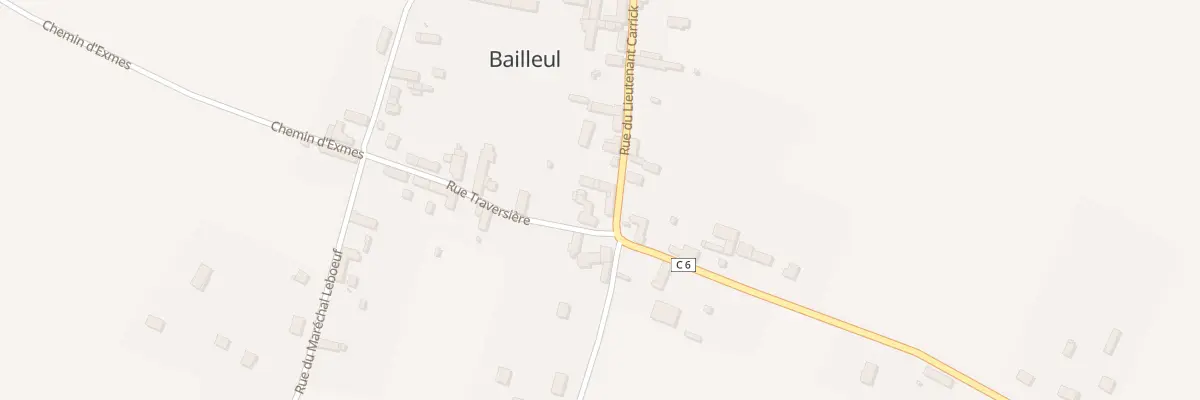 Plan du 199 Rue Traversière à Bailleul
