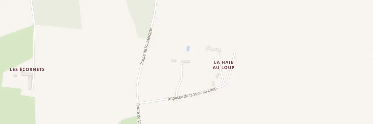 Plan du 5038 La Haie au Loup à Norrey-en-Auge