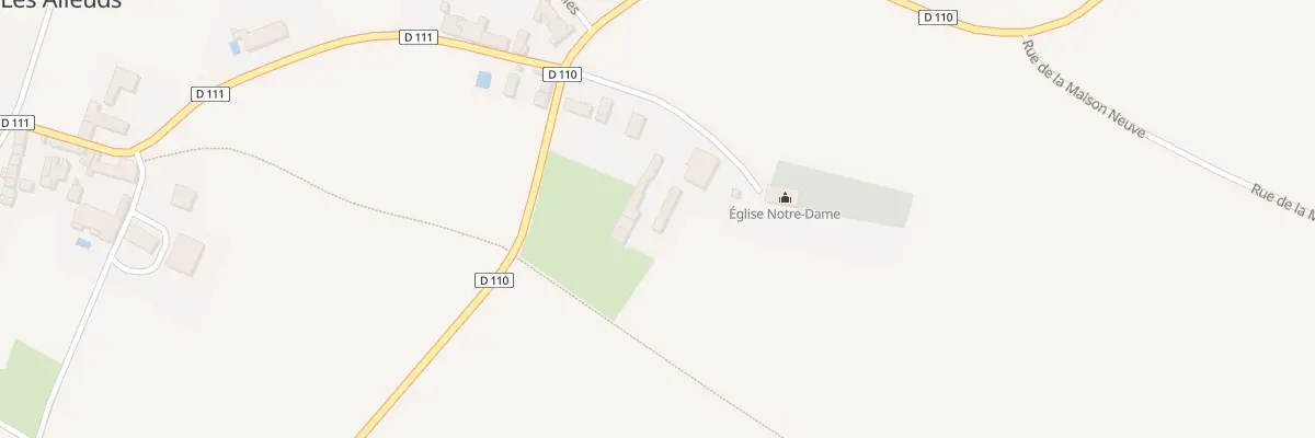 Plan du 4 Imp de l’Abbaye à Alloinay