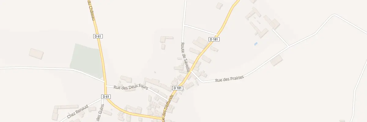 Plan du 73 Le Bourg à Paizay-Naudouin-Embourie