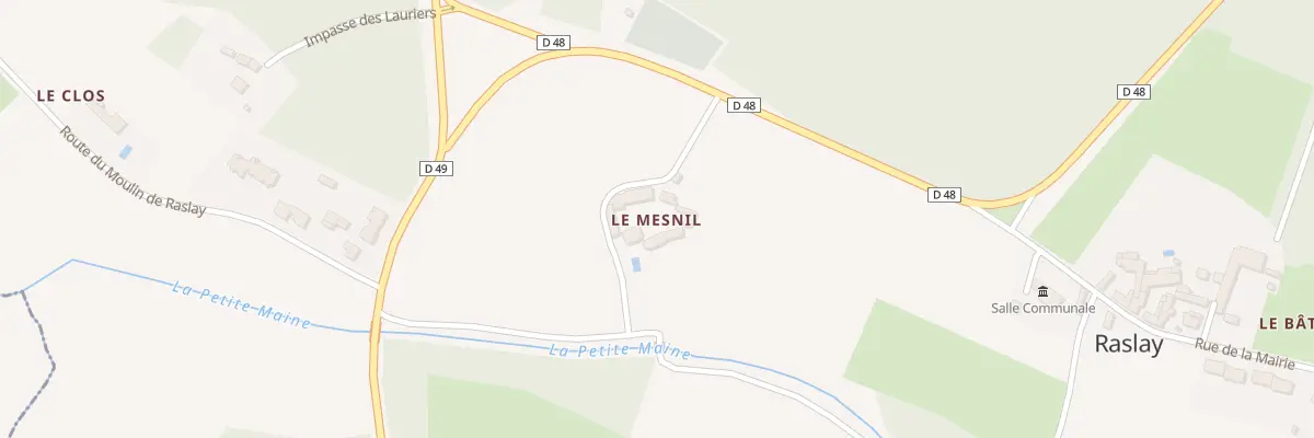 Plan du 5049 Le Bourg à Raslay