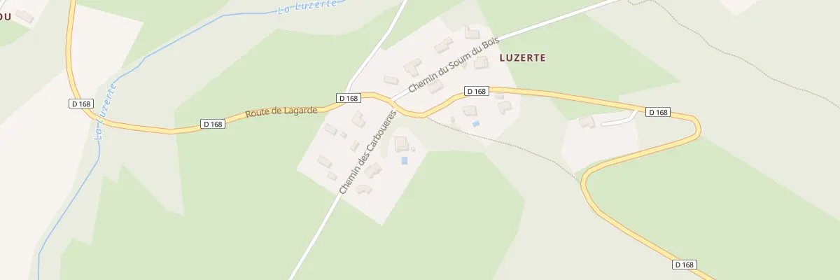 Plan du 5007G Luzerte à Tarasteix