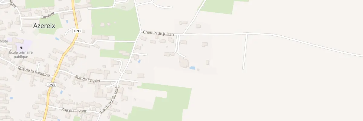 Plan du 8B Che de Juillan à Azereix