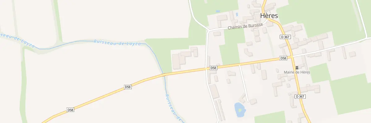 Plan du 6 Rte du Moulin à Hères