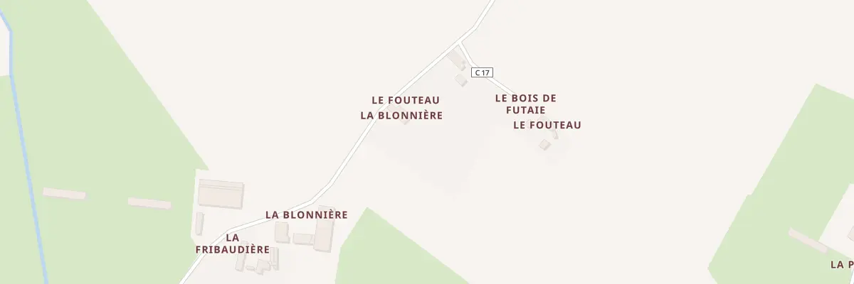 Plan du 5077 La Blonniere à Ligron