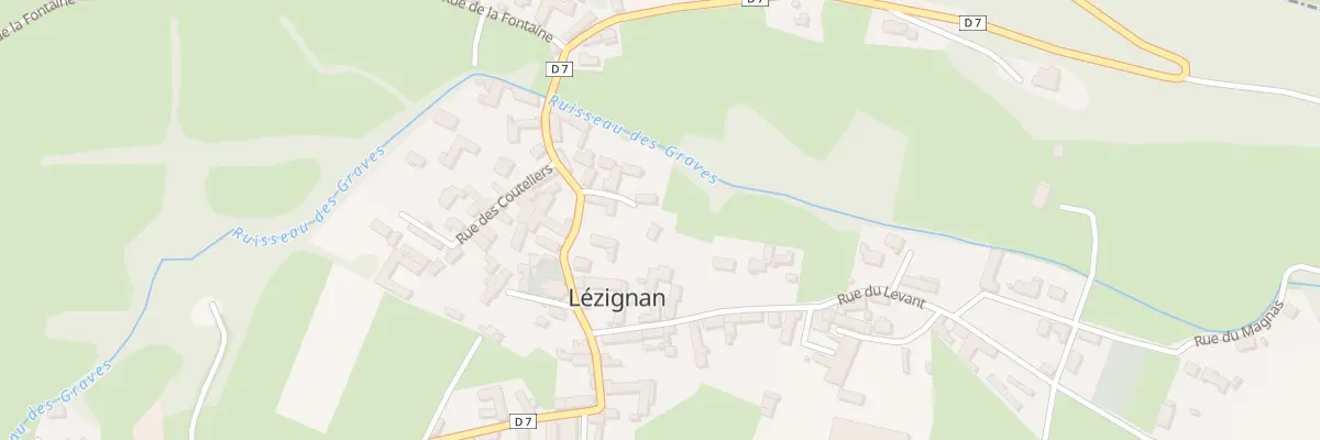 Plan du 3 Imp du Midi à Lézignan
