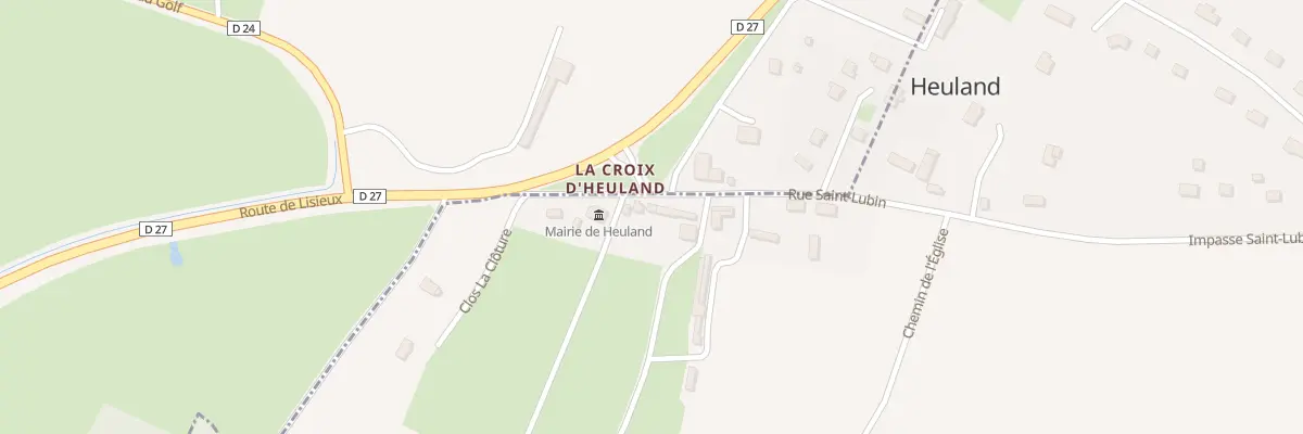 Plan du 5001 La Croix d’Heuland à Heuland