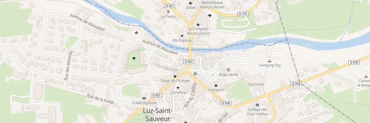Plan du 3 Rue du Pont de Luz à Luz-Saint-Sauveur