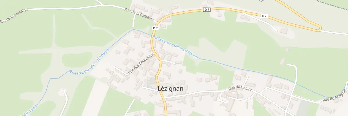 Plan du 2 Imp du Midi à Lézignan