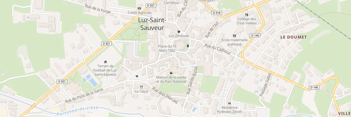 Plan du 2 Rue Bio Dera Moulo à Luz-Saint-Sauveur