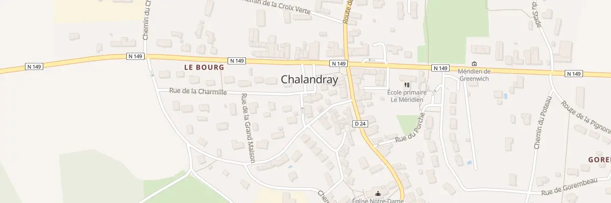 Plan du 7 Pl de la Mairie à Chalandray