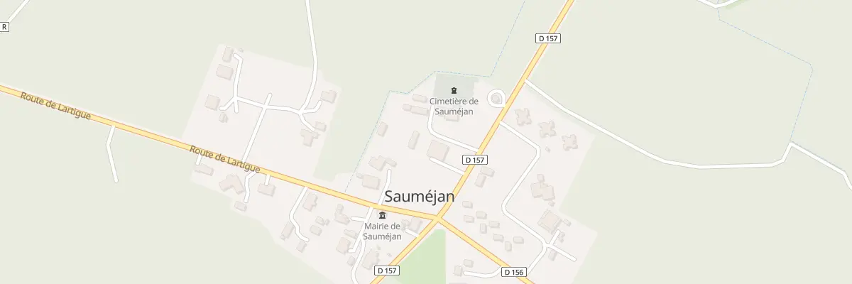 Plan du 33 Rue de Loustallerie à Sauméjan