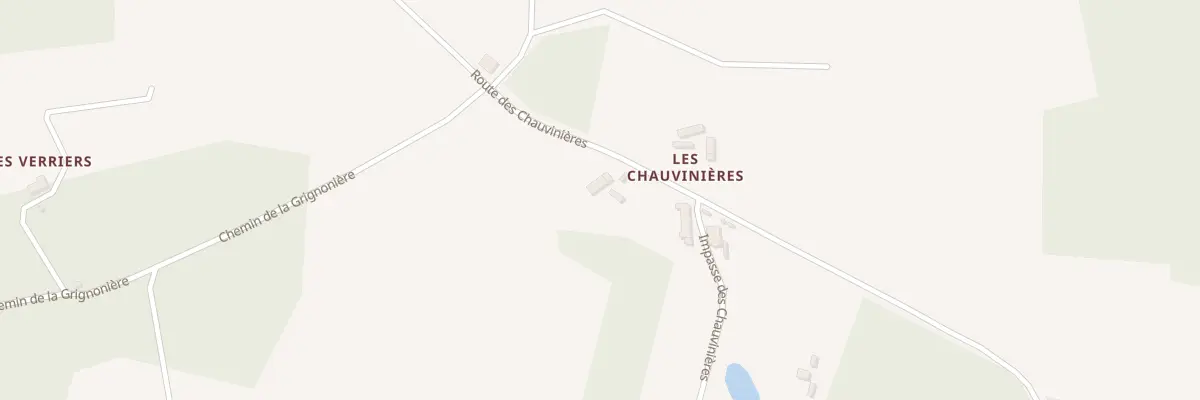 Plan du 380 Rte des Chauvinières à Mouliherne