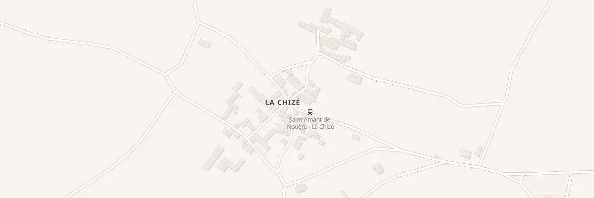 Plan du 5028 La Chize à Saint-Amant-de-Nouère